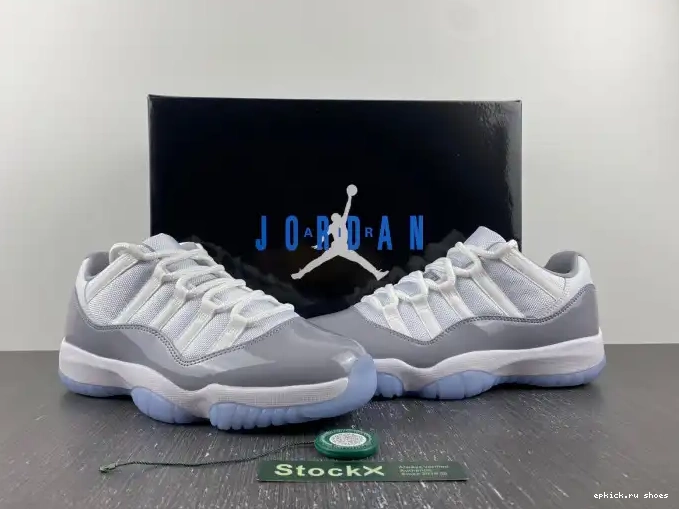 Cheap AV2187-140 Jordan Grey Air 11 Low Cement 0510